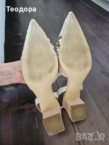 Обувки Mango 40 отворена пета, снимка 4 - Дамски обувки на ток - 55163793