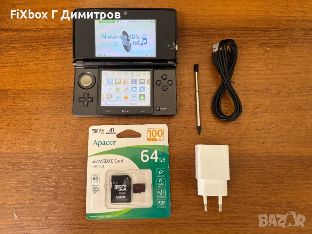 Nintendo 3ds с Luma и 64гб карта 