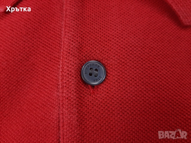 Burberry Brit - Оригинална мъжка тениска с яка размер XL, снимка 7 - Тениски - 54066380