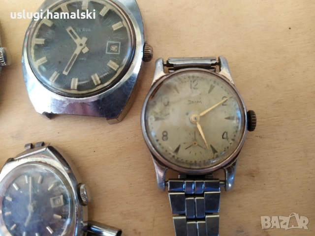 Лот стари руски часовници и капаци, снимка 4 - Антикварни и старинни предмети - 54329899