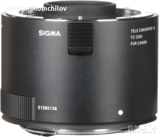 Телеконвертор Sigma TC-2001 2x Canon EF, снимка 5 - Обективи и филтри - 54805369