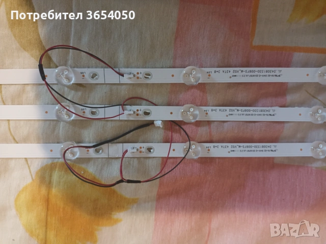 Смарт тех 43 инча  за части работещ счупена матрица, снимка 3 - Телевизори - 54651584