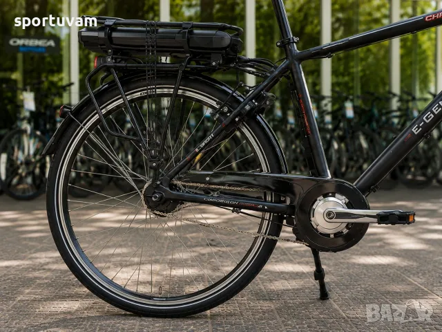 НОВ Електрически Велосипед Chrisson E-Gent 28 Black Matt - БЕЗПЛАТНА ДОСТАВКА, снимка 8 - Велосипеди - 55390338