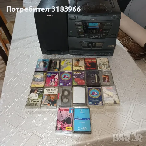 уредба сони в комплект с 20 броя касети оригинални ., снимка 3 - Аудиосистеми - 51331869