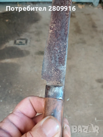Стар нож акулак, снимка 3 - Антикварни и старинни предмети - 54086806