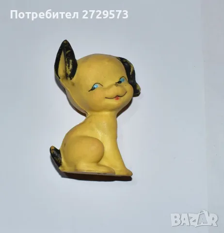 Стара гумена играчка - Куче, Кученце , снимка 2 - Колекции - 55622910