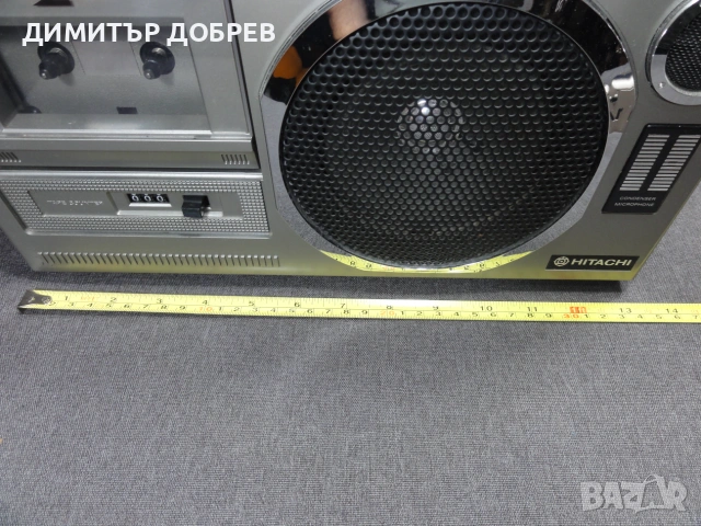 СТАР РЕТРО ТРАНЗИСТОР РАДИО КАСЕТОФОН HITACHI TRK-5330E BOOMBOX, снимка 10 - Радиокасетофони, транзистори - 55014905