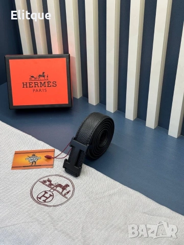 Колани hermes от естествена кожа в кутия на марката , снимка 8 - Колани - 54180506