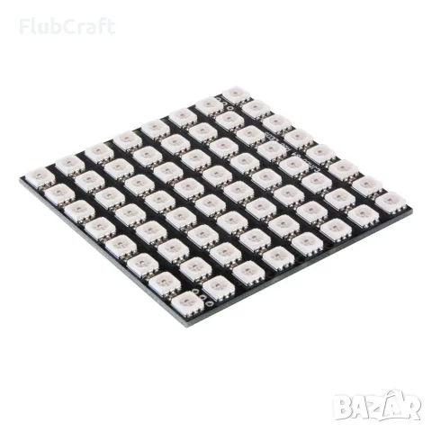 CJMCU 64-битова 8×8 RGB LED платка, снимка 3 - Друга електроника - 55455652