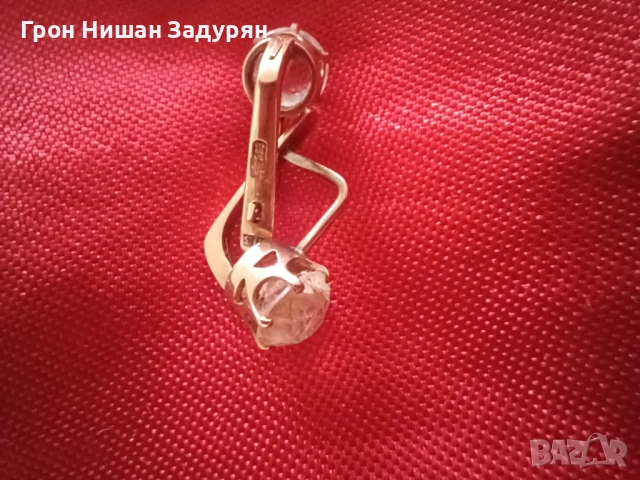 Продавам  златни  обеци руско злато , снимка 4 - Обеци - 54336581