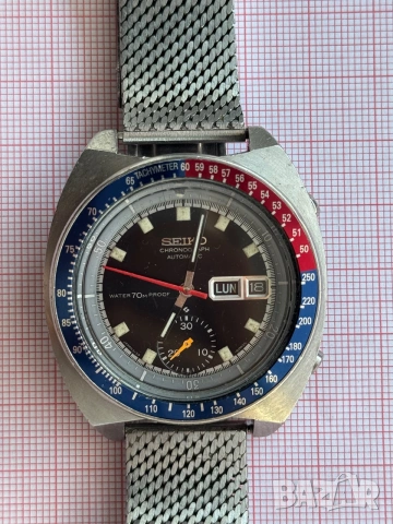 Seiko Pepsi Хронограф, снимка 2 - Мъжки - 55053028