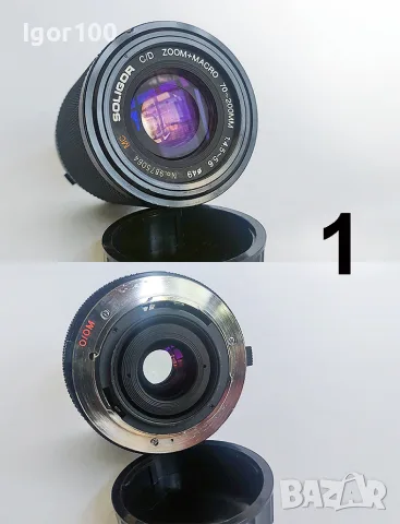 ОБЕКТИВИ РЪЧЕН ФОКУС - на OLYMPUS OM mount, снимка 2 - Фотоапарати - 55502724