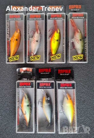 Вобрери Rapala-SR7/5,GSR5/4,SRRS5, снимка 2 - Такъми - 54657340