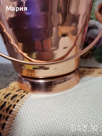 Меден съд шампаниера , снимка 4 - Антикварни и старинни предмети - 54294152