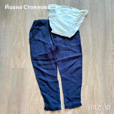Летен сет ленен панталон и блуза