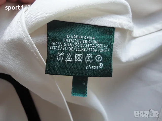 Ralph Lauren*S-M размер*100% коприна, снимка 9 - Ризи - 55622766