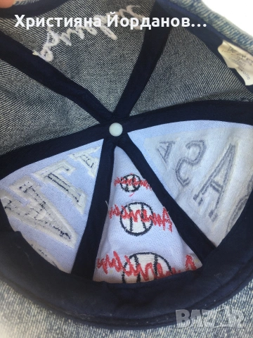 Бейзболна дънкова шапка (100% памук), снимка 3 - Шапки - 54327542