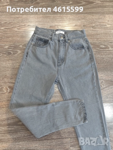 дънки с висока талия на Pull&Bear, снимка 2 - Дънки - 55177690