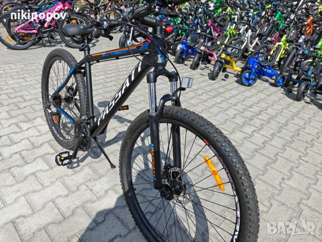 BG Алуминиев велосипед 27.5" PASSAT черен, снимка 5 - Велосипеди - 54398973