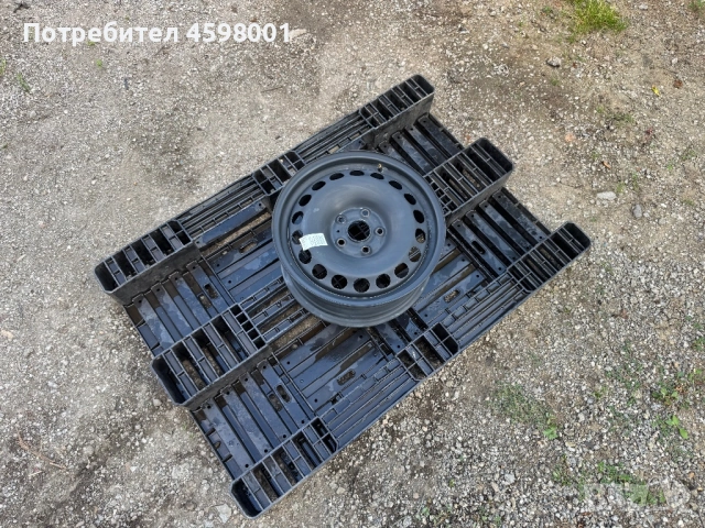 1бр.Оригинални железна джанта 16цола 5x112 ET42 за Vw,Skoda,Seat,Audi, снимка 2 - Гуми и джанти - 54917766