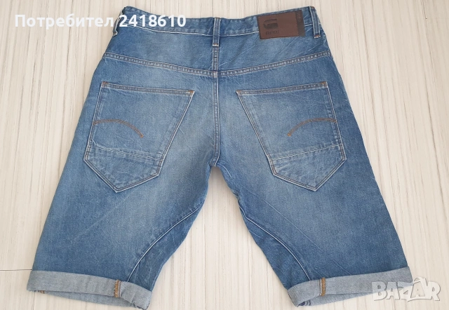 G - Star Arc 3D 1/2  Short Jeans Mens Size 32 ОРИГИНАЛ! Мъжки Къси Дънкови Панталони!, снимка 9 - Къси панталони - 54792106