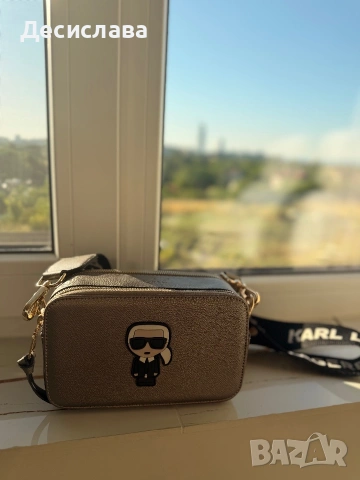Дамска чанта Karl Lagerfeld - стилна и компактна, снимка 2 - Чанти - 55087663