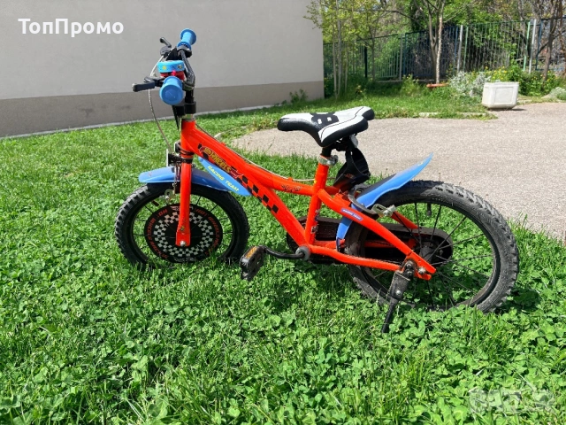Детско колело Dino Bikes Hot Wheels 16“, с бутилка, снимка 3 - Детски велосипеди, триколки и коли - 54398262