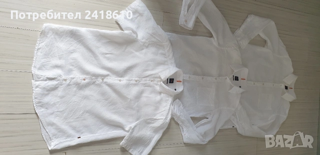 Hugo Boss Relegant_6 Len Regular Fit Mens Size M / XL НОВО! ОРИГИНАЛ! Мъжки Ленени Ризи., снимка 5 - Ризи - 54822034