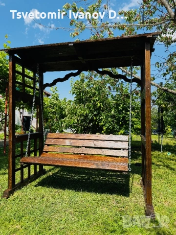 Градинска люлка, снимка 2 - Градински мебели, декорация  - 54728047
