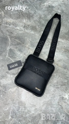 Hugo Boss Нова Кожена Мъжка Чанта Hugo Boss 
