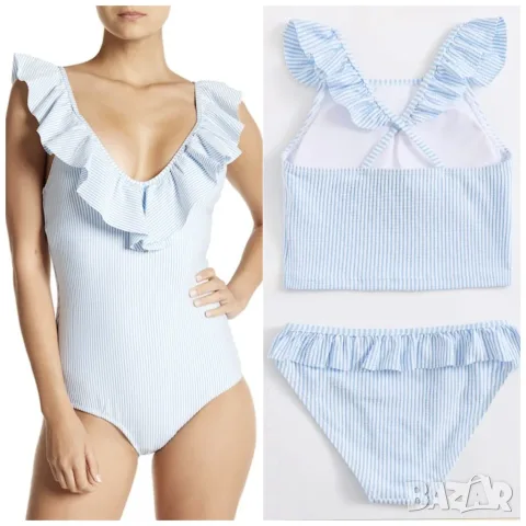 Дамски бански H&M размер L  и детски бански 6-8 години