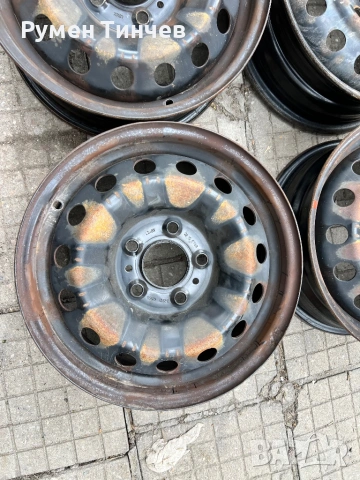 4бр метални джанти от ХЮНДАЙ 15ки, снимка 2 - Гуми и джанти - 54221121