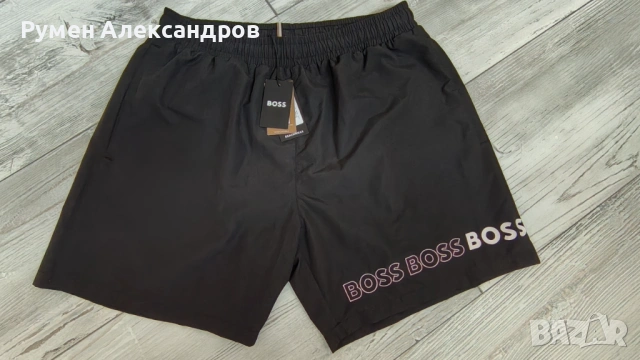 Чисто нови оригинални черни плажни шорти HUGO BOSS р-р М