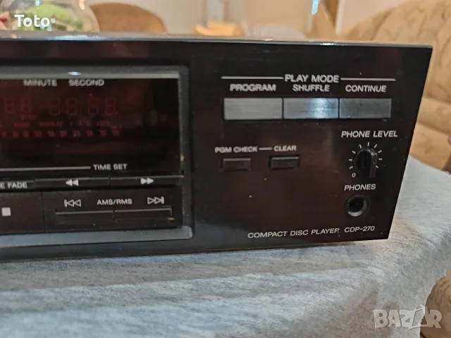 Компакт диск Sony cdp 270, снимка 2 - Аудиосистеми - 55614035