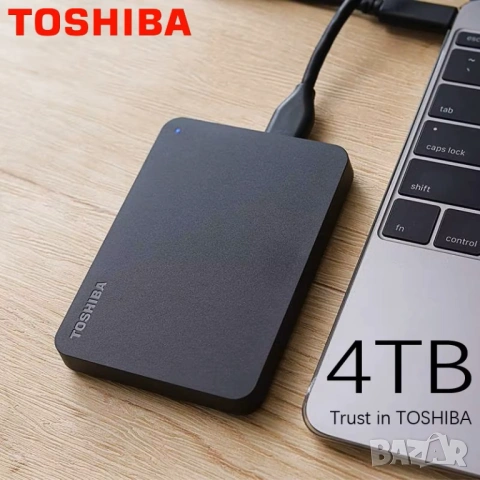Преносим диск Toshiba Canvio Basics 4TB/DTB440/външен HDD/USB 3.0