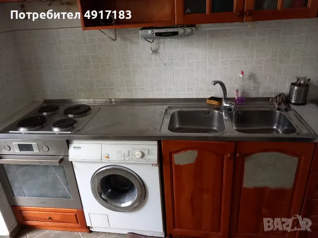 Кухненски плот INOX с вградени котлони и мивка, снимка 3 - Кухни - 55645660