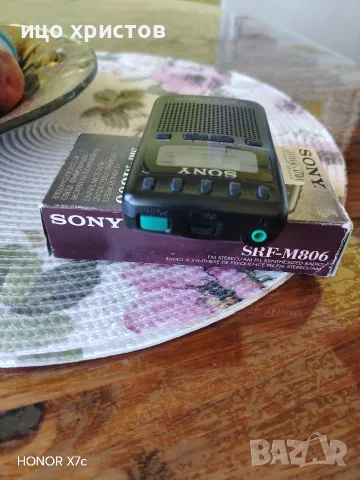Мини радио SONY SRF-M806 AM-FM, снимка 8 - Радиокасетофони, транзистори - 55507400