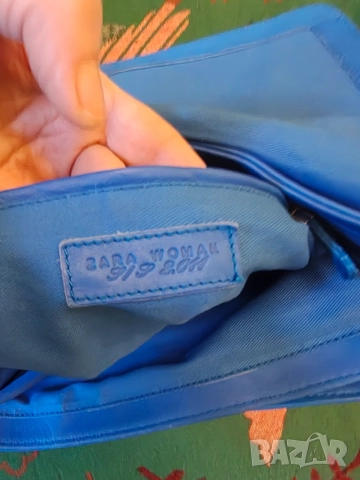 Zara чанта естествена кожа , снимка 5 - Чанти - 55002861