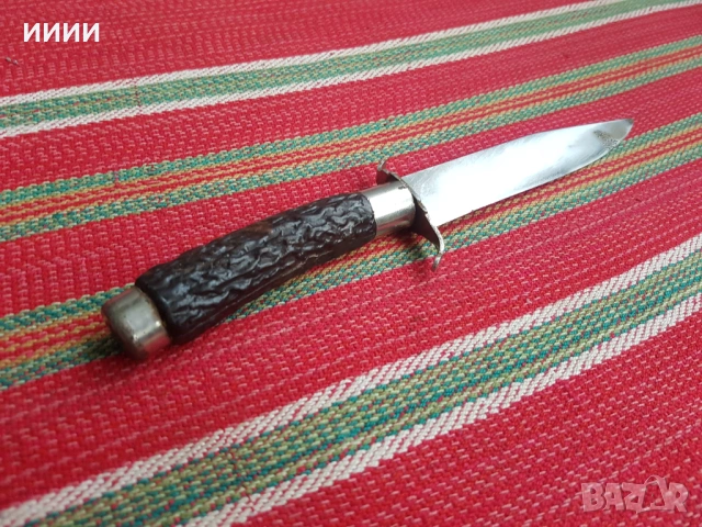 Туристически нож кама с кания , снимка 3 - Ножове - 54545004