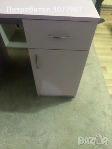 Бюро в лилав цвят, снимка 8 - Бюра - 54314021