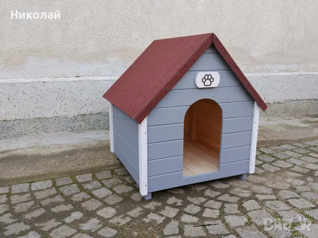 Дървена къща за кучета , средни и големи породи кучета , къща за куче от дърво, кучешка колиба, снимка 10 - За кучета - 50393105