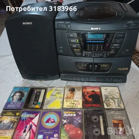 уредба сони в комплект с 20 броя касети оригинални ., снимка 9 - Аудиосистеми - 51331869