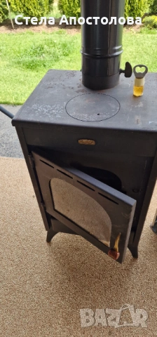 🔥 ПРОДАВАМ ПЕЧКА НА ДЪРВА PRITY K1R – 9 kW + КОМПЛЕКТ КОМИННИ ЕЛЕМЕНТИ 🔥, снимка 6 - Отоплителни печки - 54681826