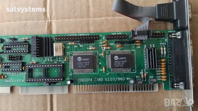 QDI QD6500A VL/V2 Multi Controller IDE FLOPPY GAME COM Print Card, снимка 7 - Други - 54576689