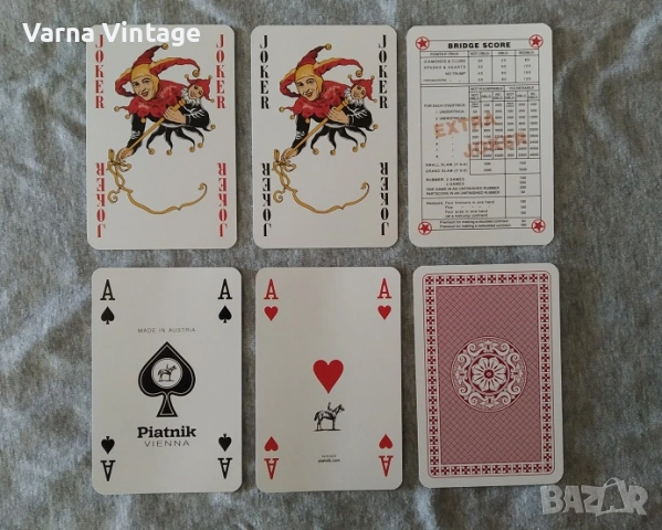 Колекционерски карти НОВИ № 1300. PIATNIK  Австрия., снимка 3 - Карти за игра - 55234929