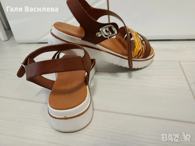Дамски сандали естествена кожа, снимка 3 - Сандали - 55117051