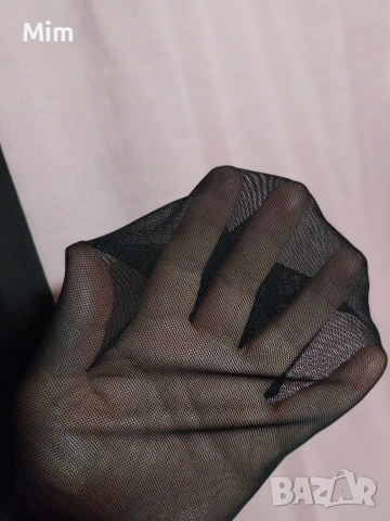 L/XL Черен клин от еластичен прозрачен тюл , снимка 5 - Клинове - 54002962