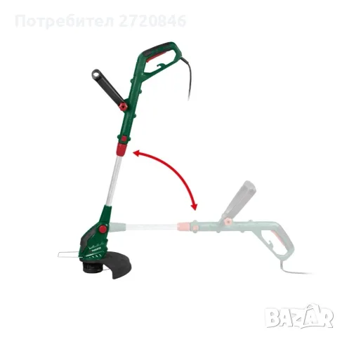 електрически тример за трева Парксайд /Parkside , снимка 4 - Градинска техника - 55392054