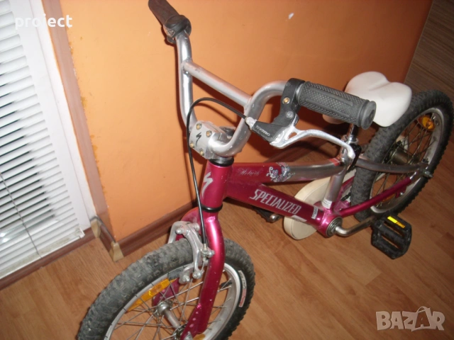 SPECIALIZED 16" USA АЛУМИНИЕВ детски велосипед,колело +спомагателни.Идеален., снимка 13 - Детски велосипеди, триколки и коли - 54664126