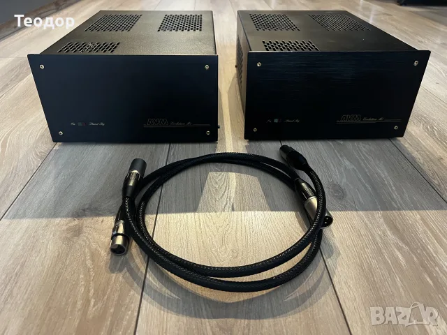 Моноблок стъпала AVM Evolution M1+ Осребрени XLR Кабели, снимка 7 - Ресийвъри, усилватели, смесителни пултове - 55382001